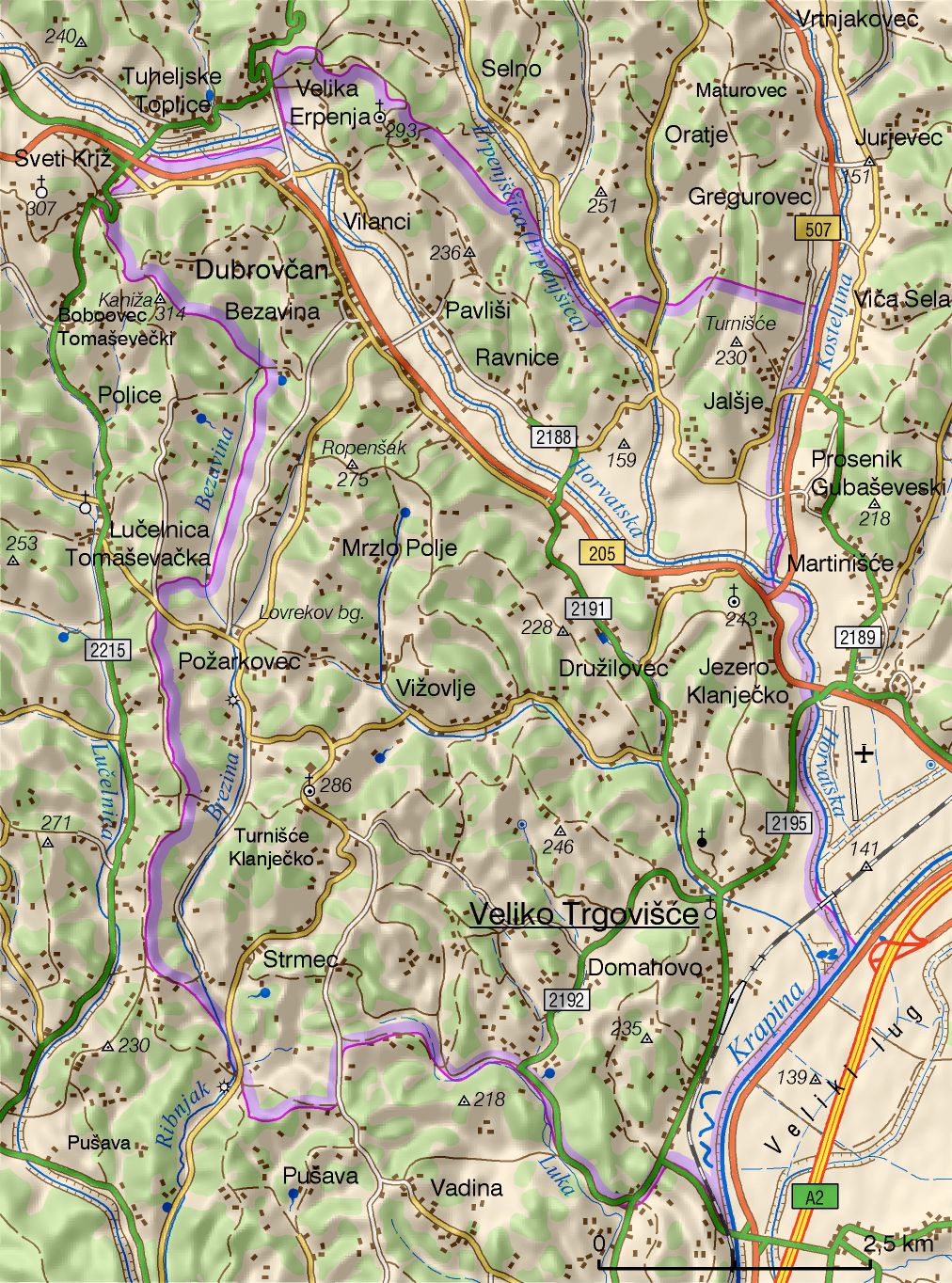 Veliko Trgovišće (područje Općine)